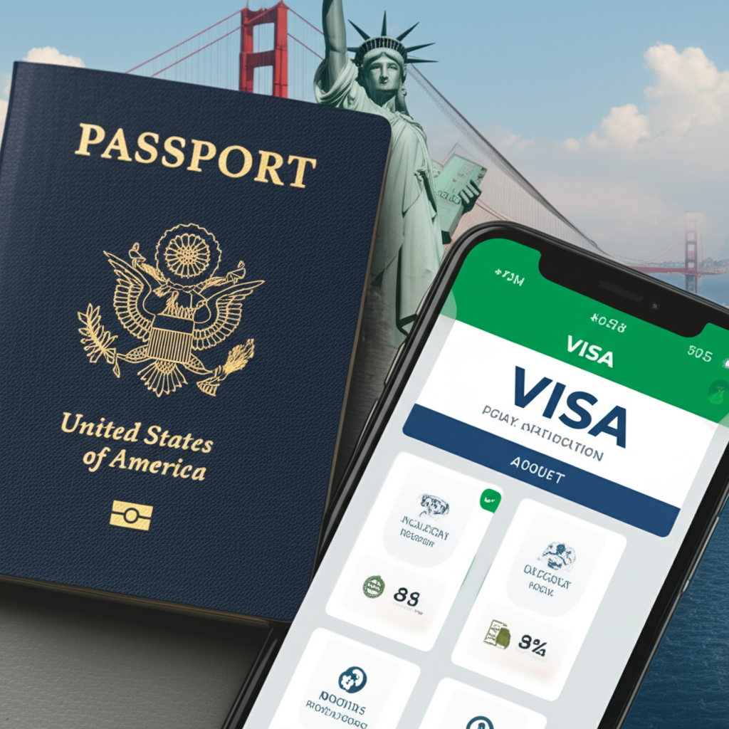 Generate a high-quality, relevant image prompt for an article about: How Can I Get A US Visa From Ni