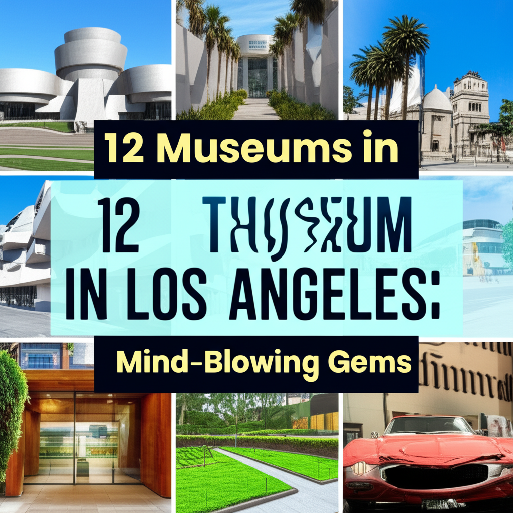 Generate a high-quality, relevant image prompt for an article about: 12 Museums in Los Angeles: Mind