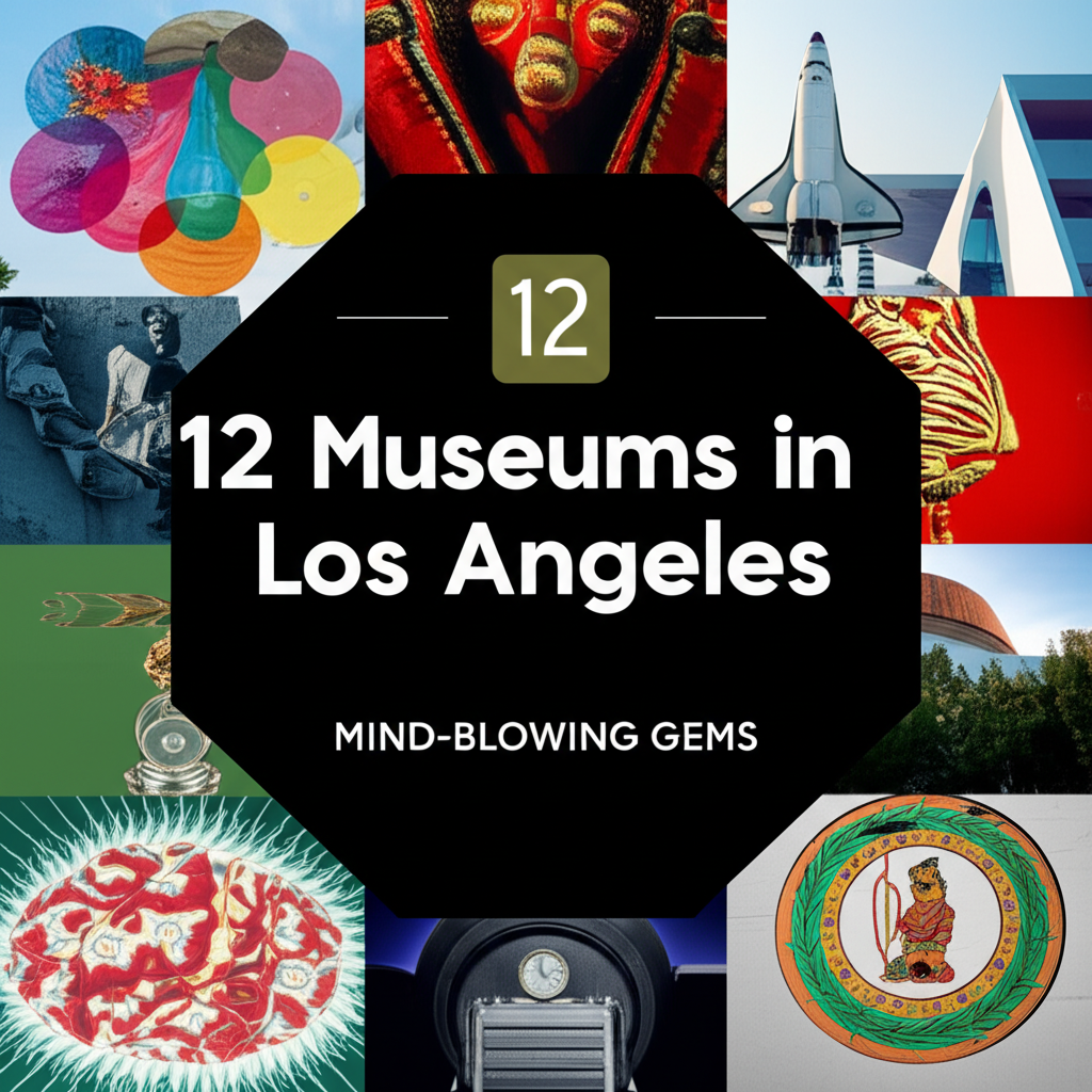 Generate a high-quality, relevant image prompt for an article about: 12 Museums in Los Angeles: Mind
