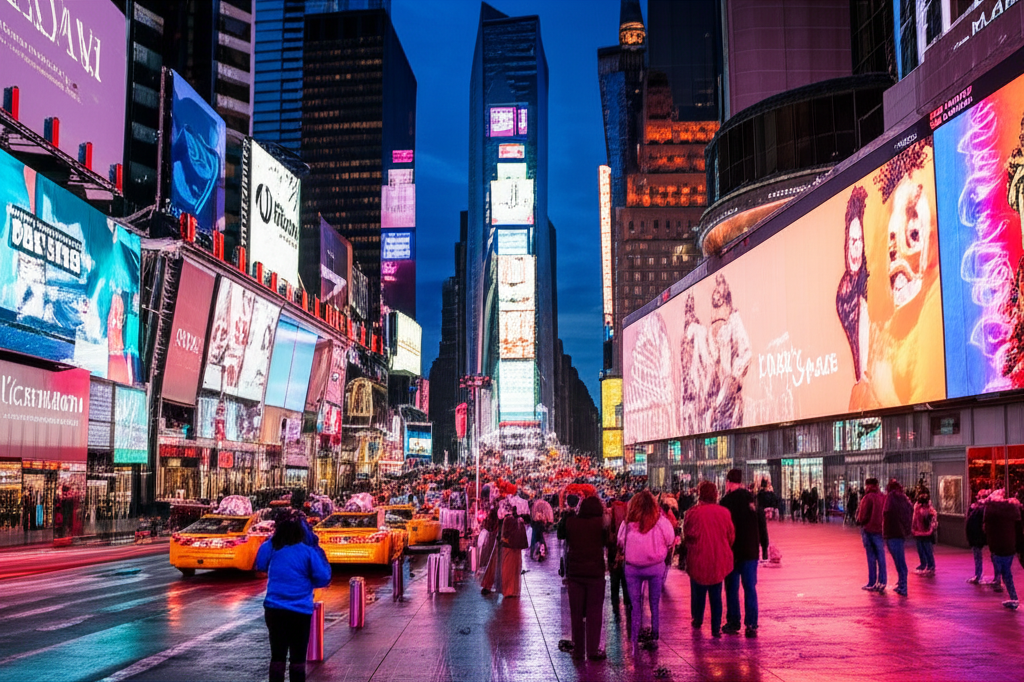 Generate a high-quality, relevant image prompt for an article about: 15 Tourist Attractions in New Y