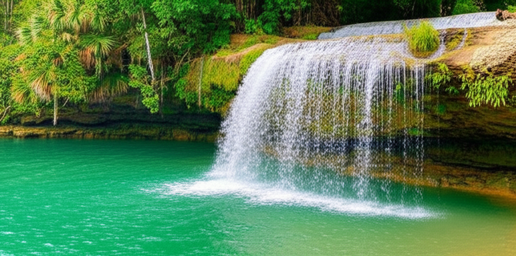 Generate a high-quality, relevant image prompt for an article about: 12 Waterfalls in Florida: Stunn