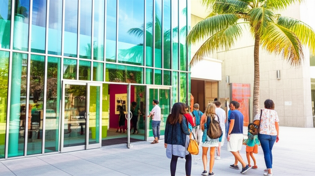 Generate a high-quality, relevant image prompt for an article about: 12 Museums in Miami: Amazing Ed