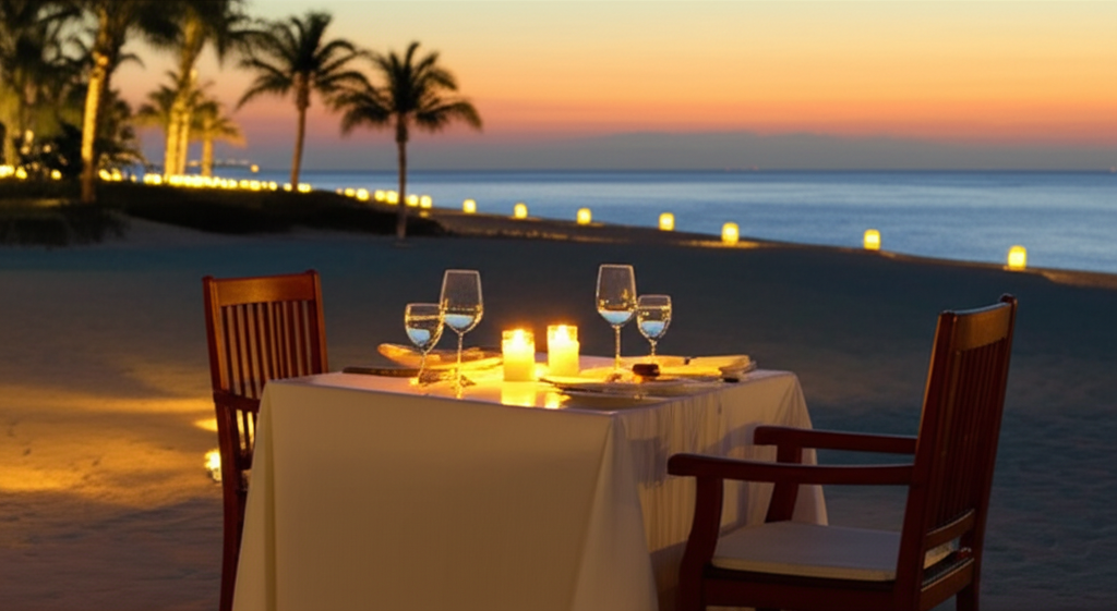 Generate a high-quality, relevant image prompt for an article about: 7 Romantic Places In Miami: Dis