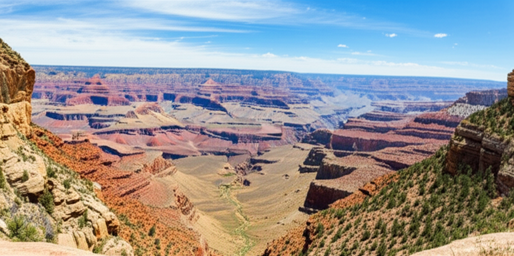 Generate a high-quality, relevant image prompt for an article about: 9 Canyons in Arizona: Stunning