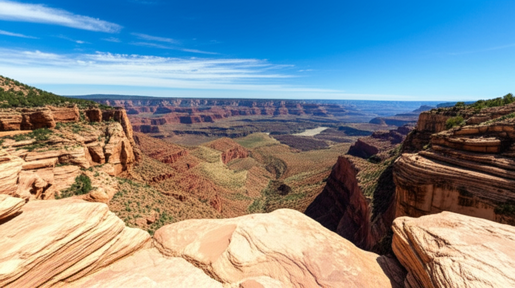 Generate a high-quality, relevant image prompt for an article about: 9 Canyons in Arizona: Stunning