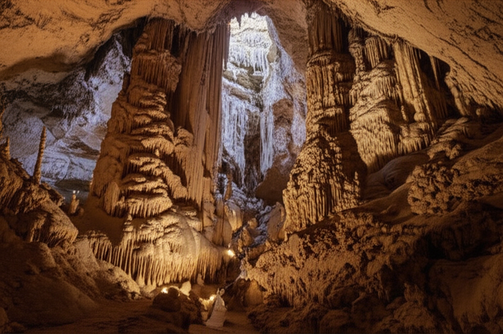Generate a high-quality, relevant image prompt for an article about: 5 Caves In Arizona: Amazing Won