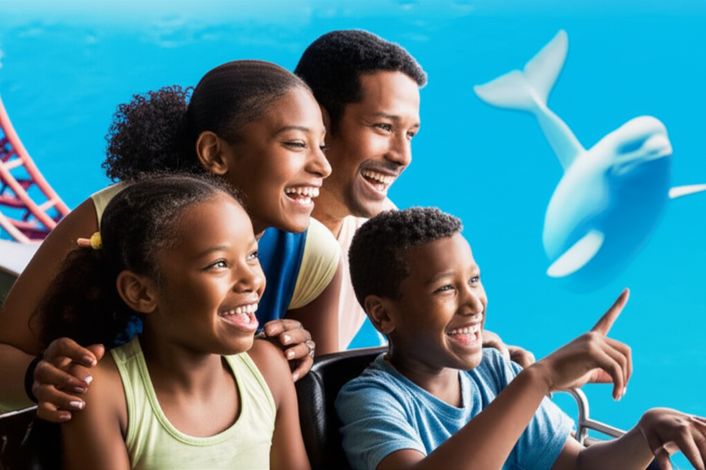 Generate a high-quality, relevant image prompt for an article about: 9 Family Attractions In Connect