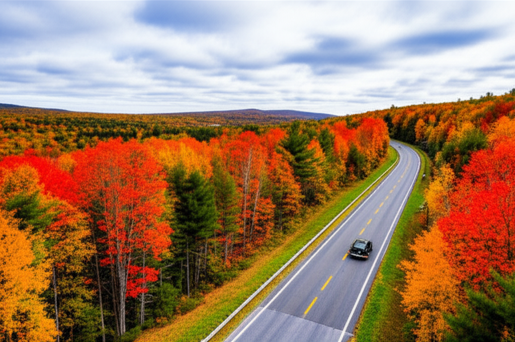 Generate a high-quality, relevant image prompt for an article about: 10 Astonishing Road Trips In Co