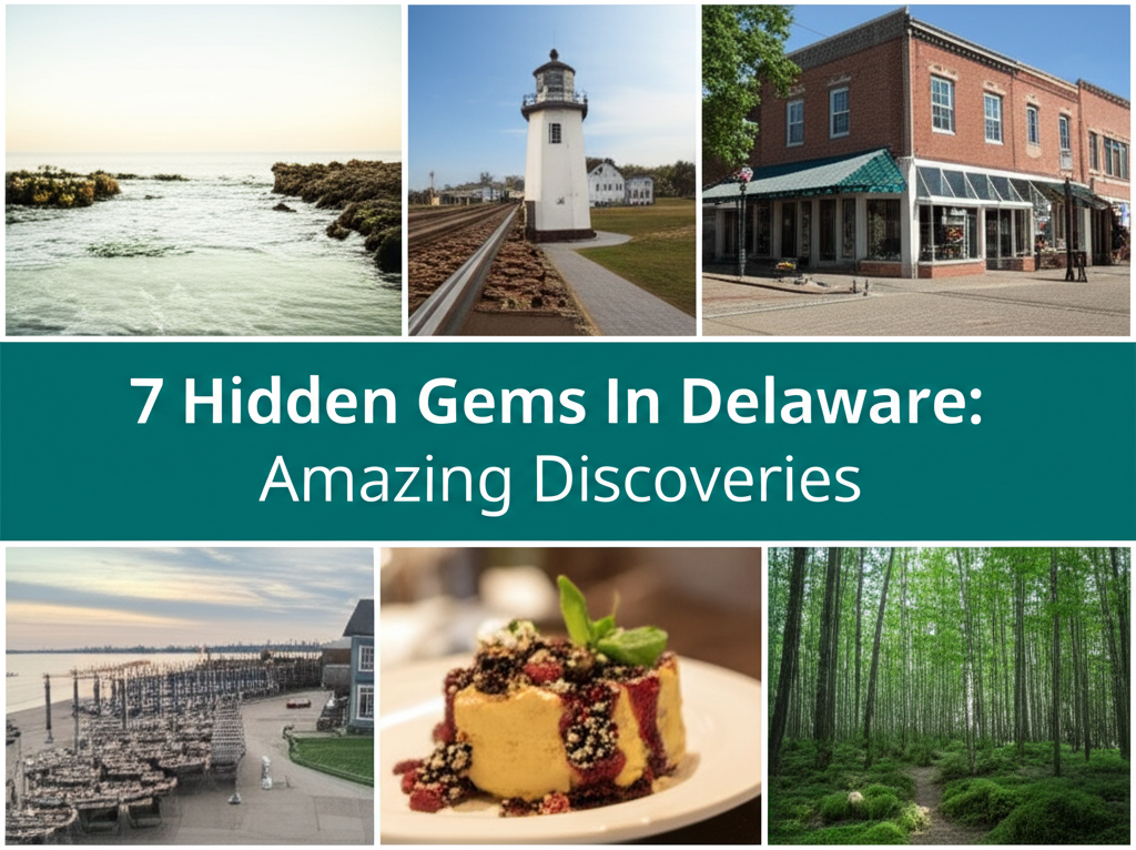 Generate a high-quality, relevant image prompt for an article about: 7 Hidden Gems In Delaware: Amaz