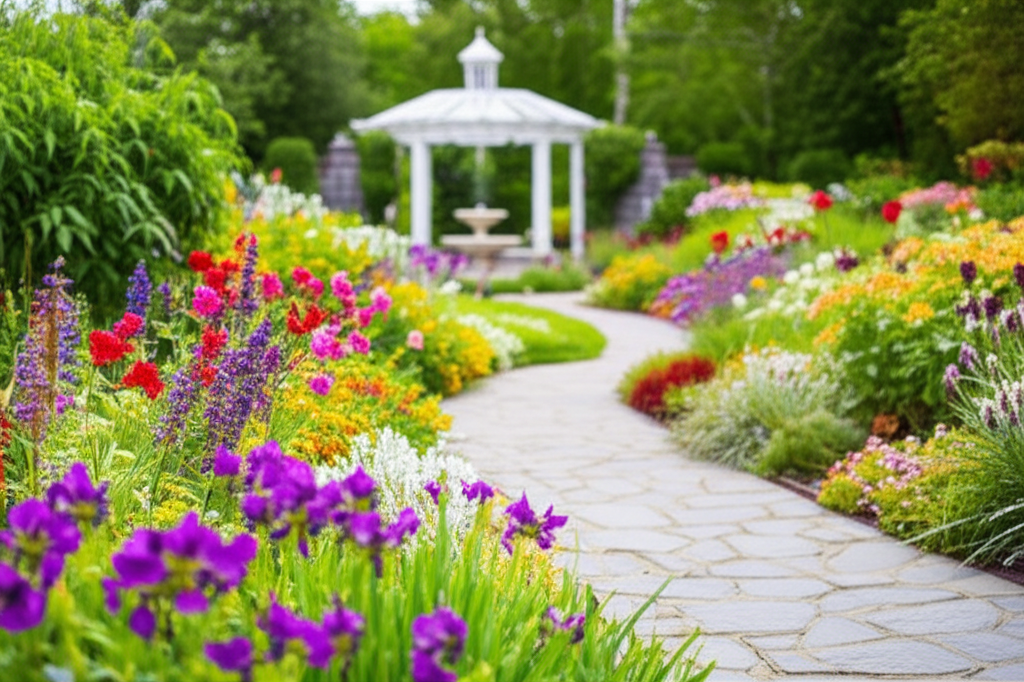Generate a high-quality, relevant image prompt for an article about: 8 Gardens In Delaware: Breathta