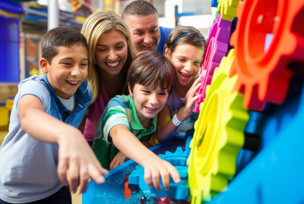 Generate a high-quality, relevant image prompt for an article about: 10 Family Attractions In Delawa