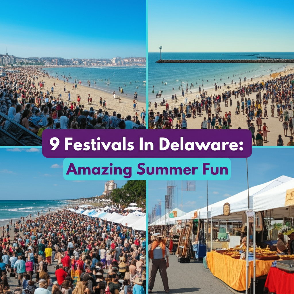 Generate a high-quality, relevant image prompt for an article about: 9 Festivals In Delaware: Amazin