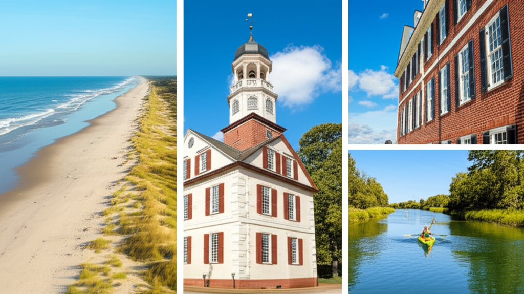 Generate a high-quality, relevant image prompt for an article about: 15 Things To Do In Delaware: Am