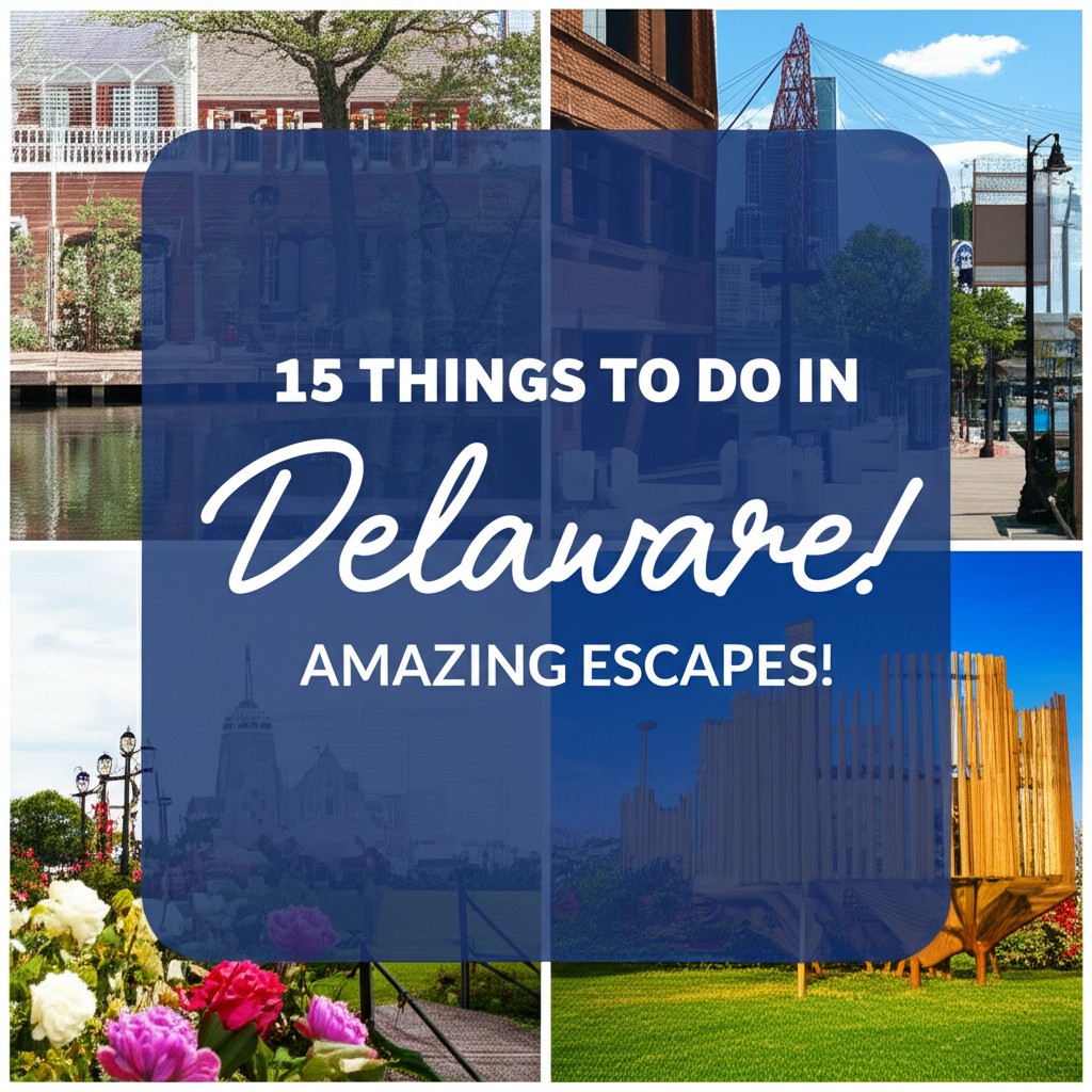Generate a high-quality, relevant image prompt for an article about: 15 Things To Do In Delaware: Am