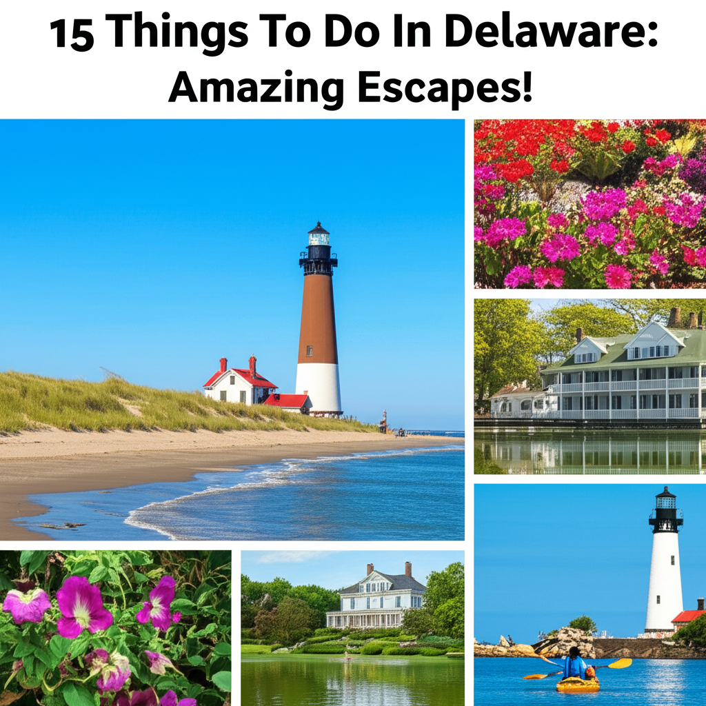 Generate a high-quality, relevant image prompt for an article about: 15 Things To Do In Delaware: Am