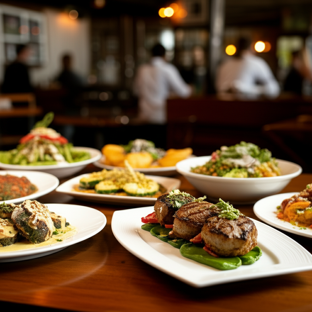 Generate a high-quality, relevant image prompt for an article about: 12 Restaurants In Delaware: Ama