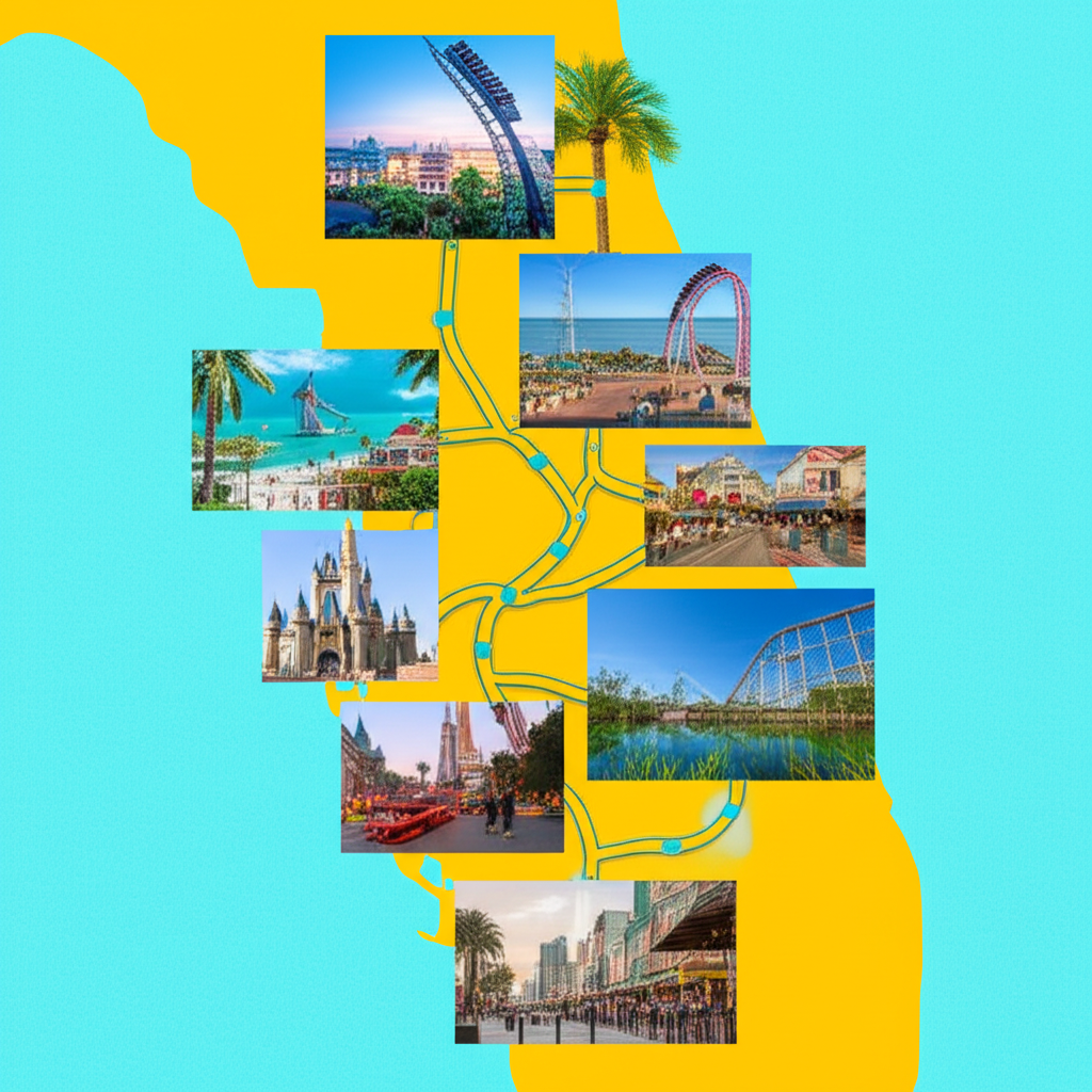 Generate a high-quality, relevant image prompt for an article about: 15 Tourist Attractions In Flori