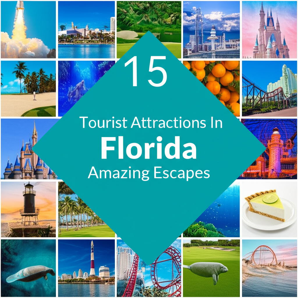 Generate a high-quality, relevant image prompt for an article about: 15 Tourist Attractions In Flori