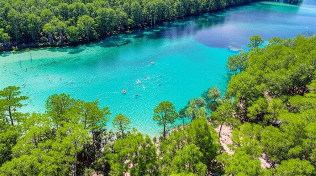 Generate a high-quality, relevant image prompt for an article about: 7 State Parks in Florida: Amazi