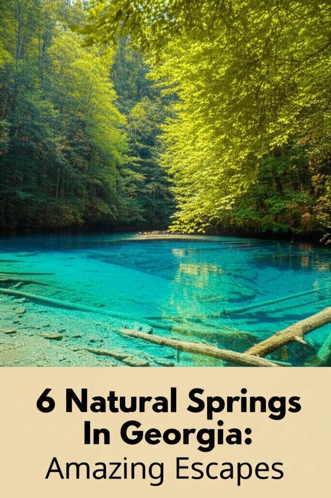 Generate a high-quality, relevant image prompt for an article about: 6 Natural Springs In Georgia: A