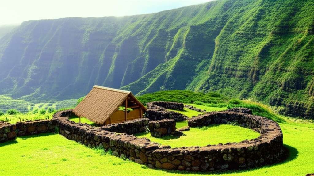 Generate a high-quality, relevant image prompt for an article about: 8 Cultural Sites In Hawaii: Ama