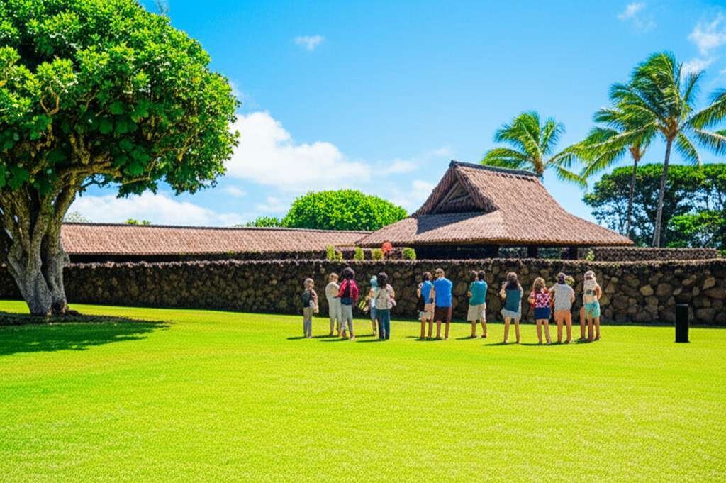 Generate a high-quality, relevant image prompt for an article about: 8 Cultural Sites In Hawaii: Ama