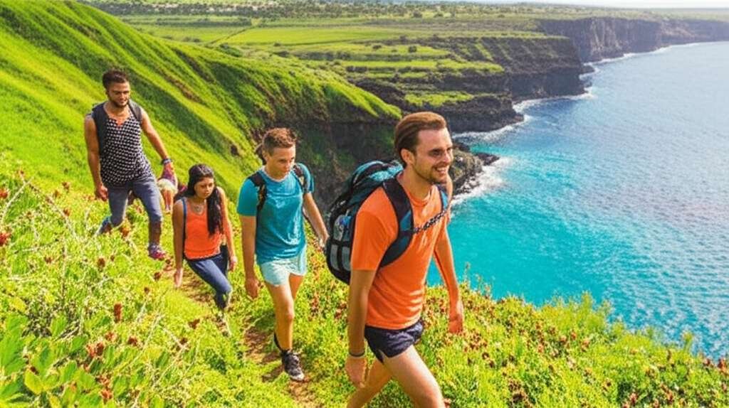 Generate a high-quality, relevant image prompt for an article about: 12 Free Things To Do In Hawaii: