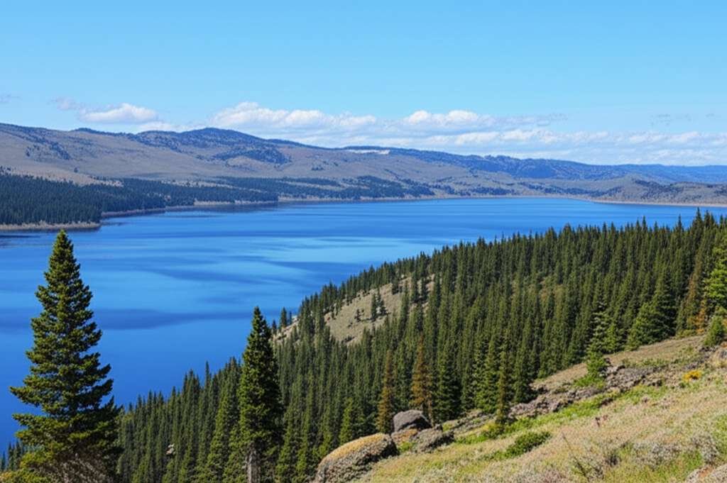 Generate a high-quality, relevant image prompt for an article about: 8 State Parks In Idaho: Awesome