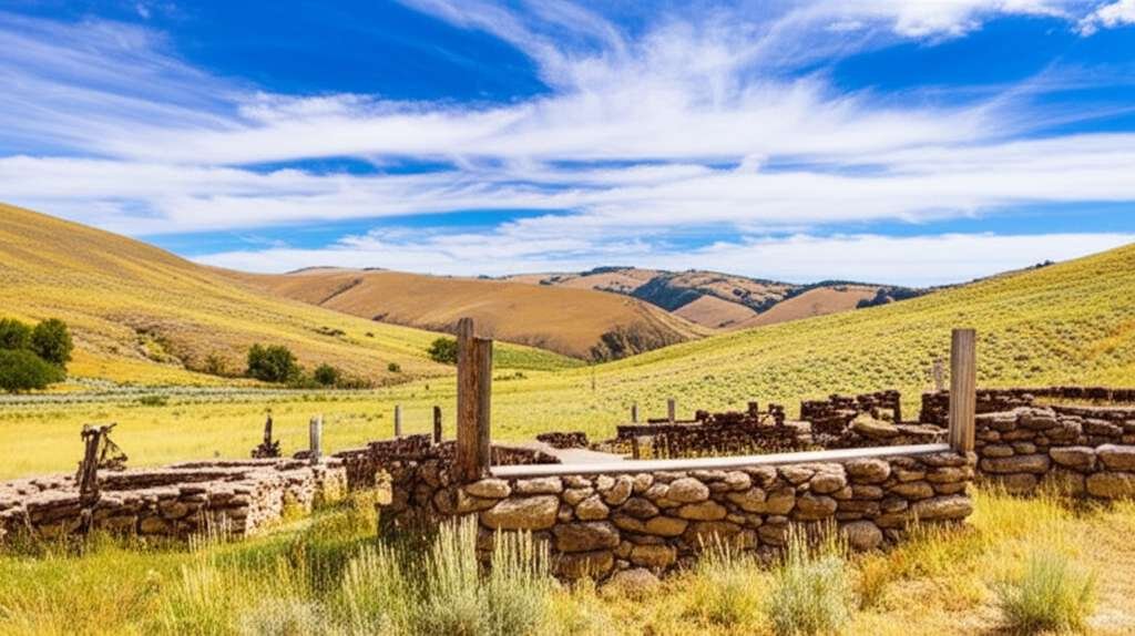 Generate a high-quality, relevant image prompt for an article about: 7 Historic Sites In Idaho: Brea