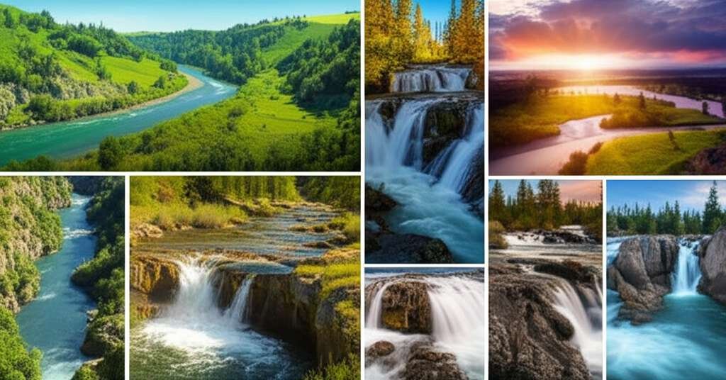 Generate a high-quality, relevant image prompt for an article about: 10 Rivers in Idaho: Stunning Na