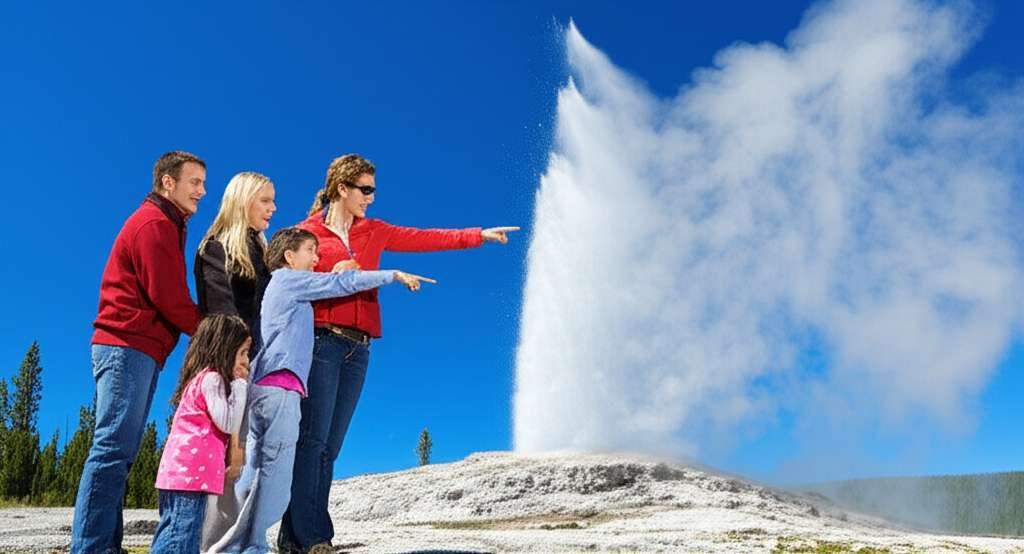 Generate a high-quality, relevant image prompt for an article about: 9 Family Attractions In Idaho: