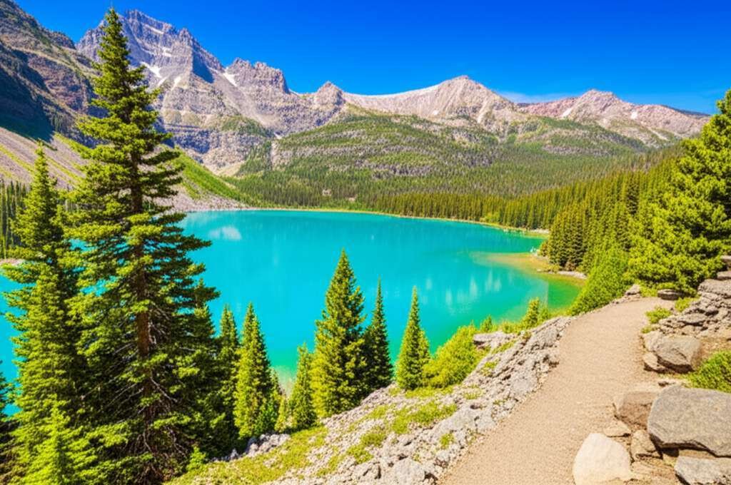 Generate a high-quality, relevant image prompt for an article about: 8 Glorious State Parks In Idaho