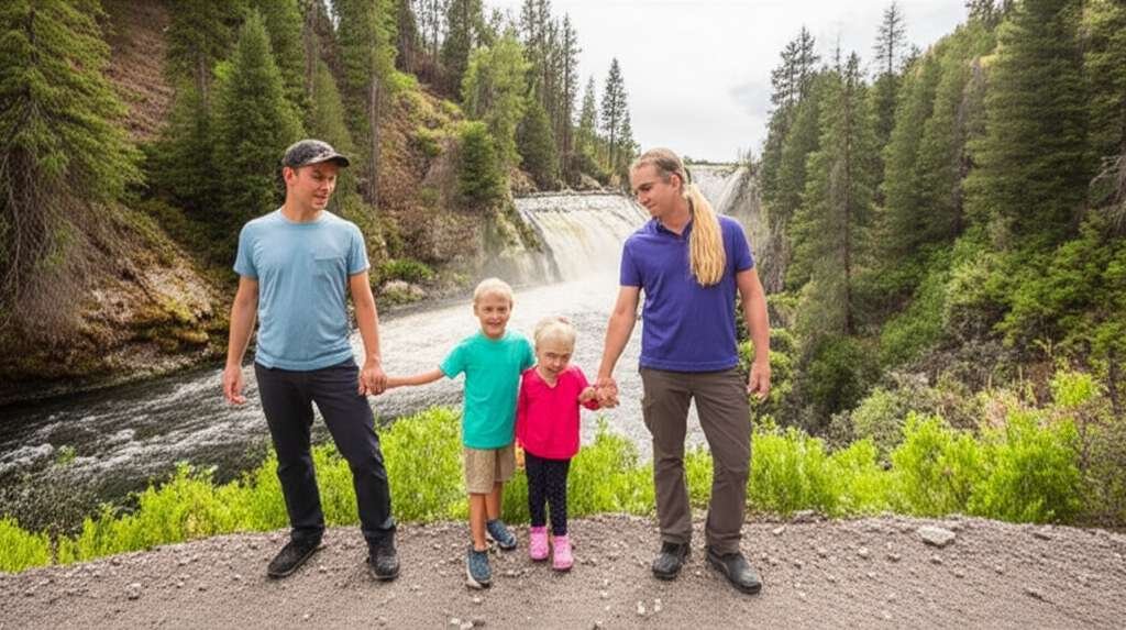 Generate a high-quality, relevant image prompt for an article about: 9 Family Attractions In Idaho: