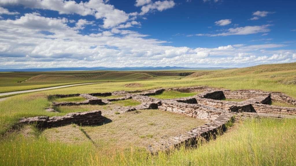 Generate a high-quality, relevant image prompt for an article about: 7 Historic Sites In Idaho: Amaz