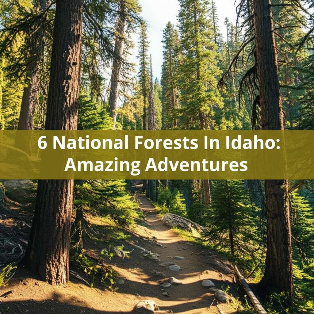 Generate a high-quality, relevant image prompt for an article about: 6 National Forests In Idaho: Am