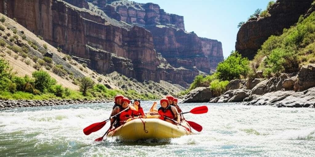 Generate a high-quality, relevant image prompt for an article about: 10 Rivers in Idaho: Thrilling A