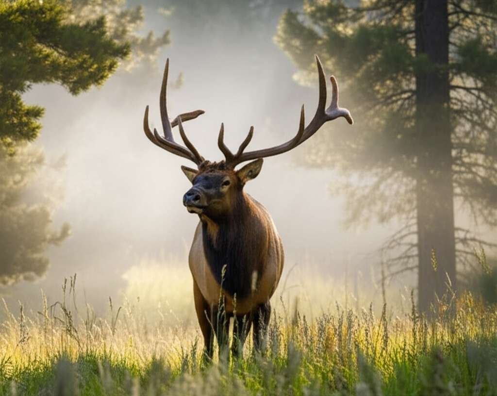 Generate a high-quality, relevant image prompt for an article about: 12 Wildlife Tours In Idaho: Ama