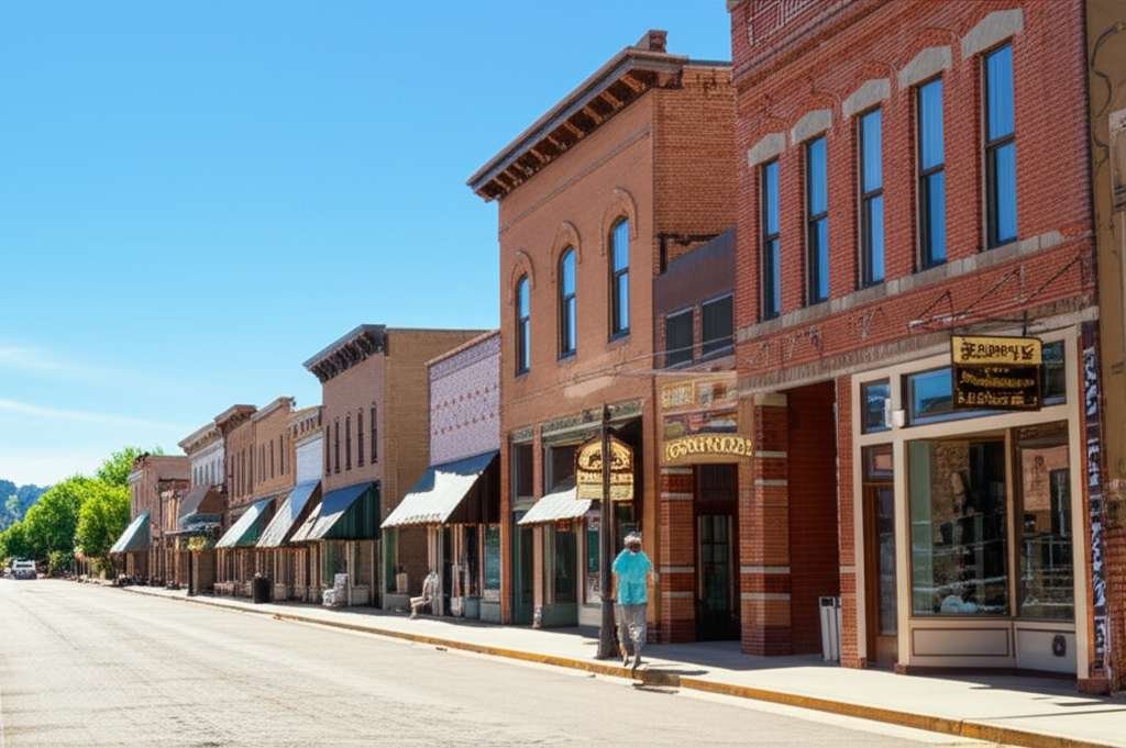 Generate a high-quality, relevant image prompt for an article about: 10 Historic Towns In Idaho: Ama