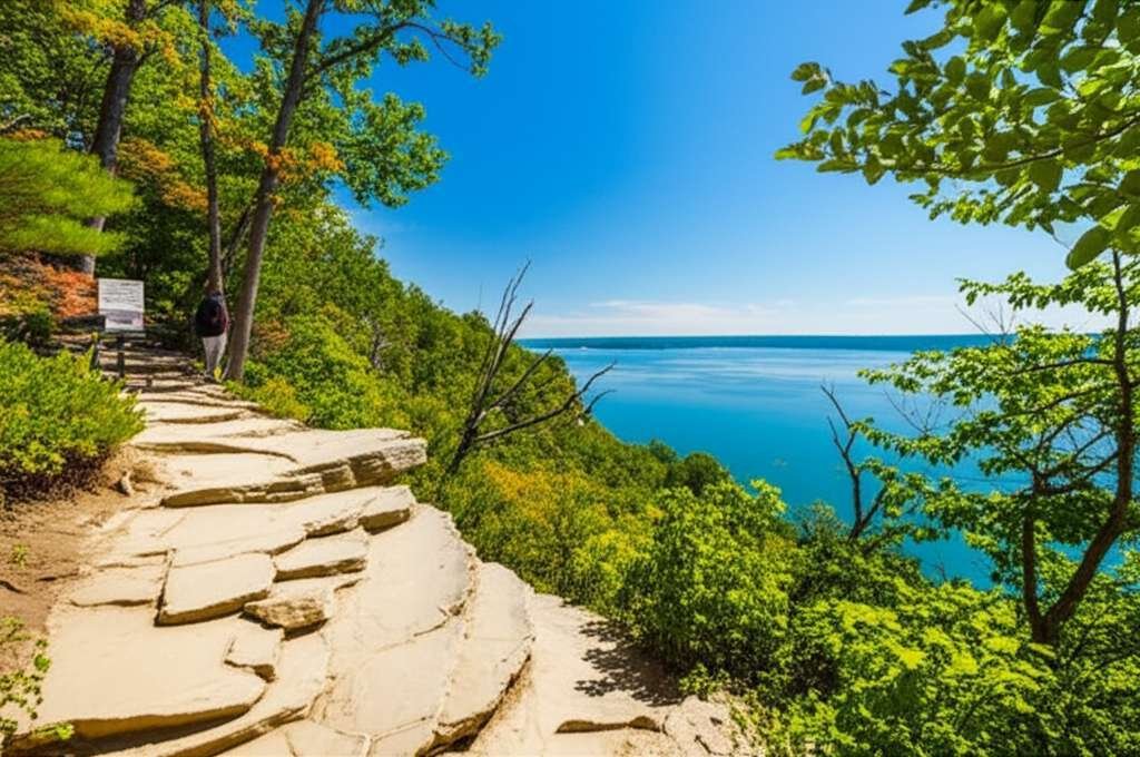 Generate a high-quality, relevant image prompt for an article about: 8 State Parks In Illinois: Asto