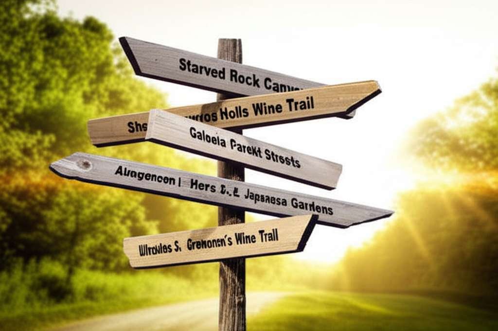 Generate a high-quality, relevant image prompt for an article about: 7 Hidden Gems In Illinois: Amaz