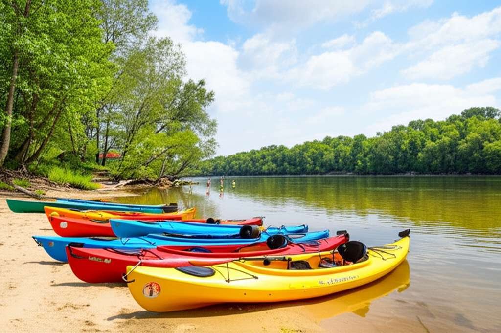 Generate a high-quality, relevant image prompt for an article about: 7 Thrilling Outdoor Adventures