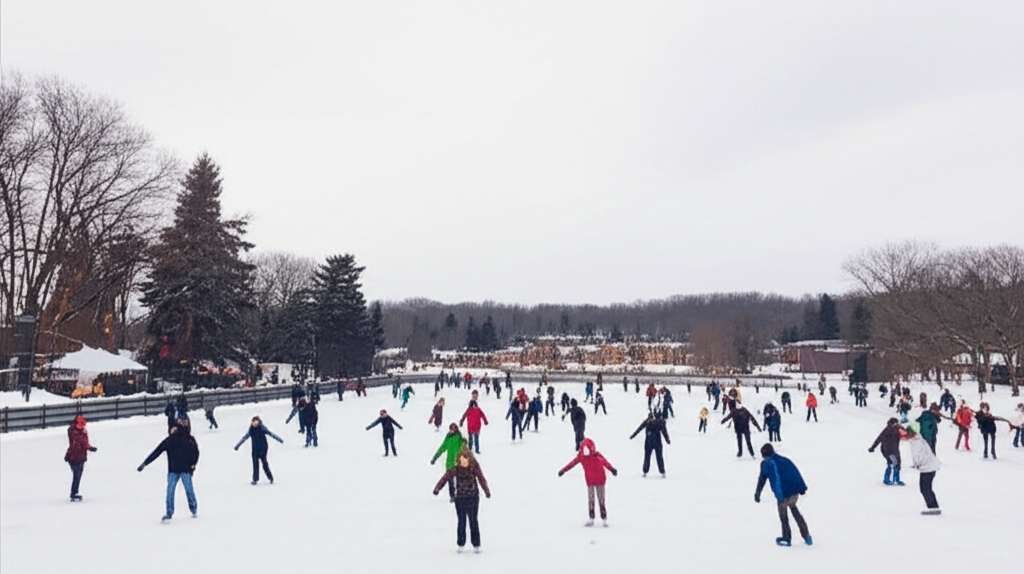 Generate a high-quality, relevant image prompt for an article about: 12 Winter Activities In Illinoi