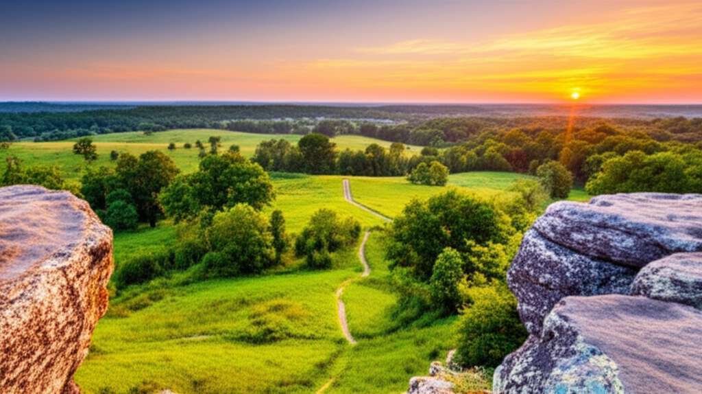 Generate a high-quality, relevant image prompt for an article about: 7 Hidden Gems In Iowa: Amazing