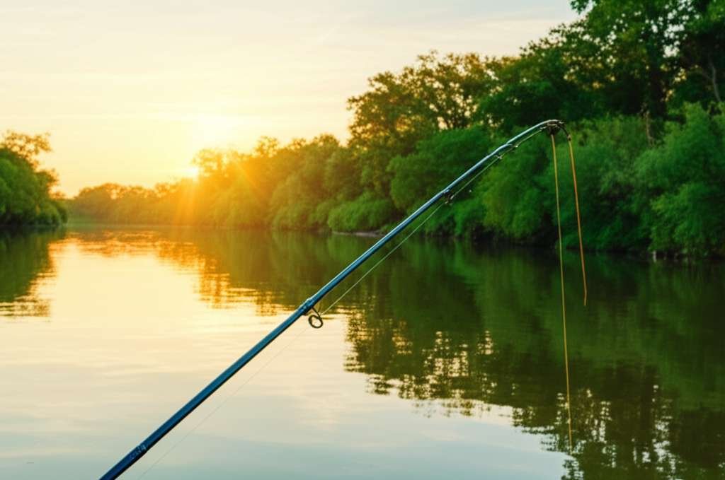 Generate a high-quality, relevant image prompt for an article about: 7 Fishing Spots In Iowa: Amazin