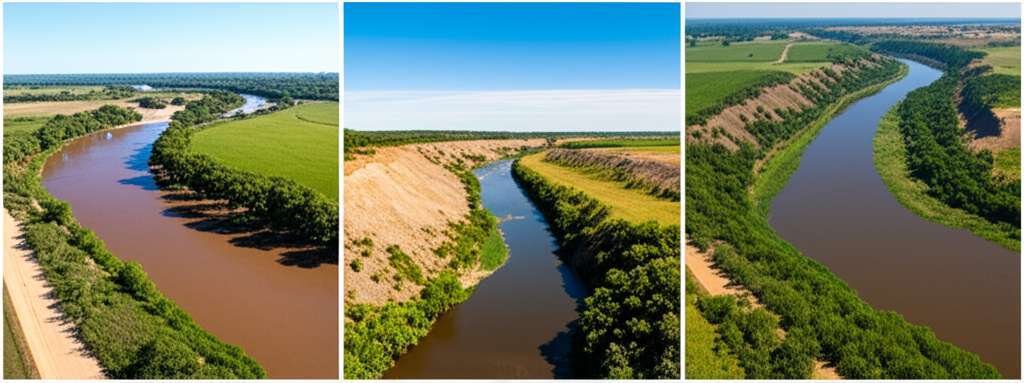 Generate a high-quality, relevant image prompt for an article about: 6 Rivers In Kansas: Amazing Wat