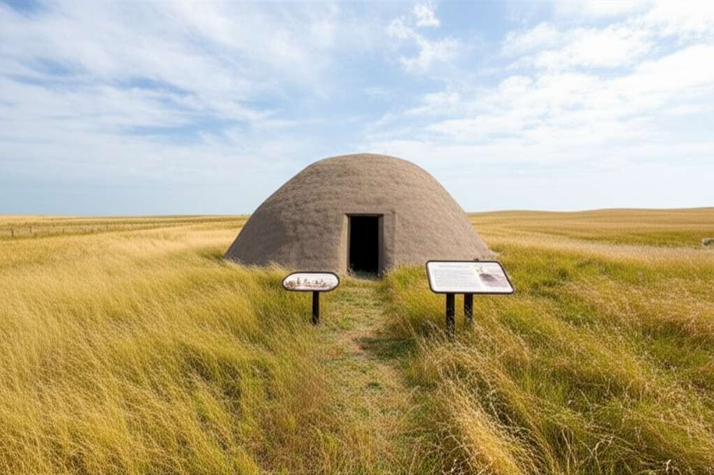 Generate a high-quality, relevant image prompt for an article about: 10 Historic Sites in Kansas: Am
