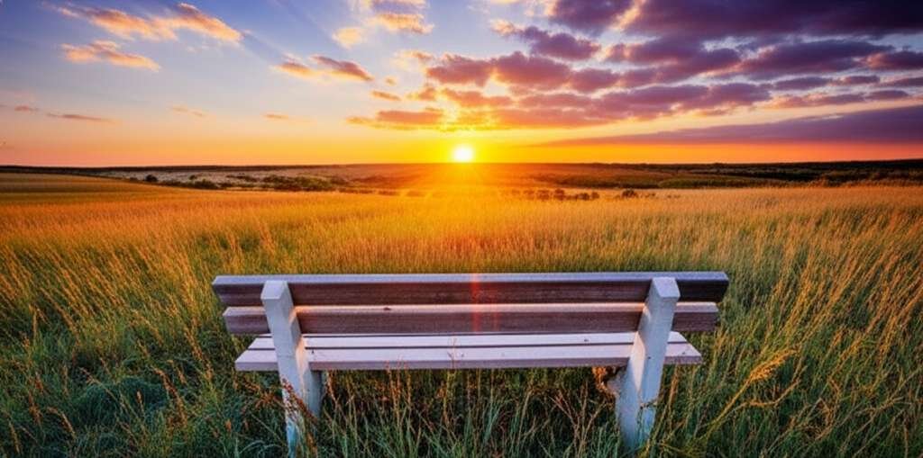 Generate a high-quality, relevant image prompt for an article about: 7 Romantic Places In Kansas: Di