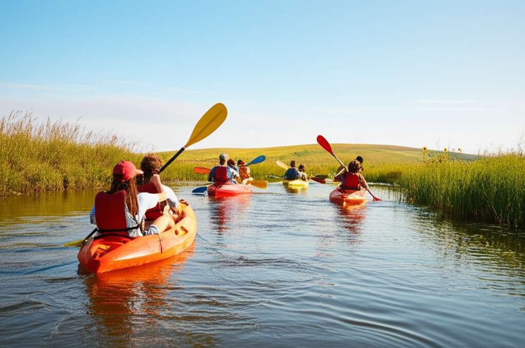 Generate a high-quality, relevant image prompt for an article about: 15 Kansas Adventures: Unforgett