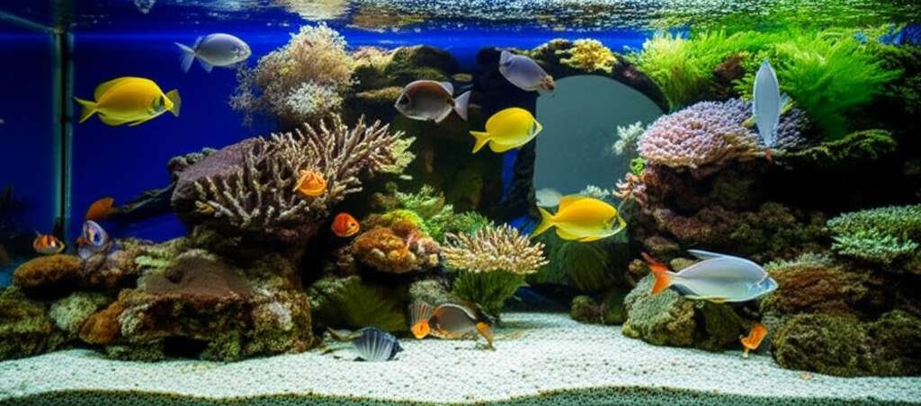 Generate a high-quality, relevant image prompt for an article about: 7 Aquariums In Kansas: Amazing
