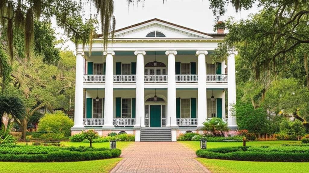 Generate a high-quality, relevant image prompt for an article about: Must-See Louisiana Historic Lan